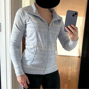 Like New VS PINK Full-Zip Jacket Ice Blue XS Fit